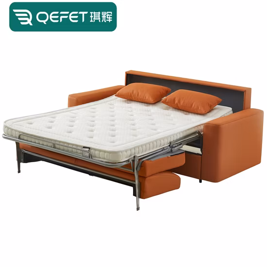 Meubles de chambre à coucher, lit Double confortable, éponge complète, nouveau Design, canapé pliant en tissu, lit Cum