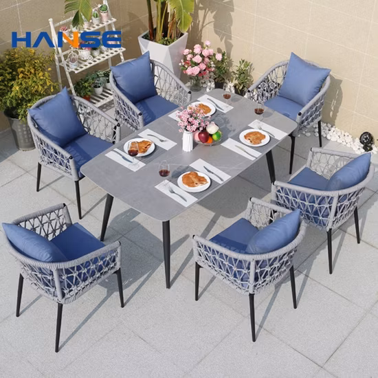 Vente chaude populaire Morden cuir/tissu canapé 6 places avec fonction Chaise meubles de salon