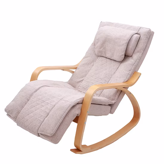 Corps électrique pétrissage vibrant balançoire fauteuil inclinable fauteuil de massage à bascule