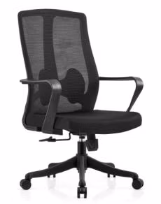 Chaise de bureau de jeu ergonomique en tissu maille, avec dossier haut, réglable et rotatif, blanc, pivotant, avec appui-tête