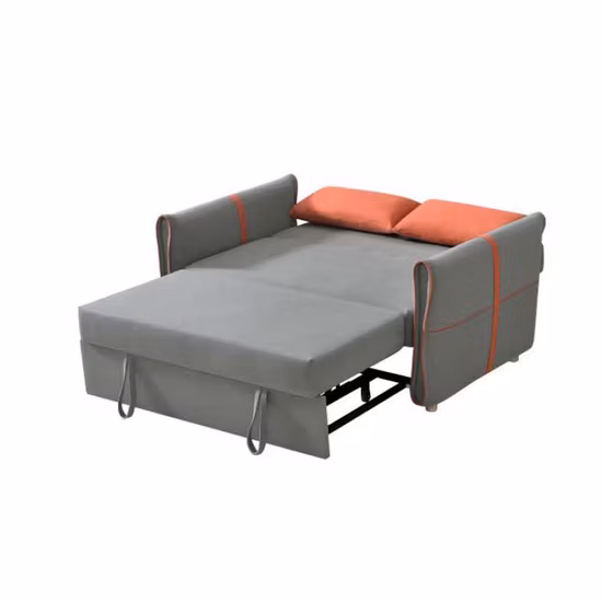 Meubles d'appartement au design moderne, tissu fonctionnel, canapé-lit pliant, salon, cadre en bois, canapé-lit avec rangement