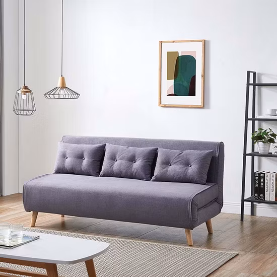 Canapé-lit pliant en velours au Design nordique, Futon pour salon, maison, hôtel, bureau, canapé Convertible en tissu