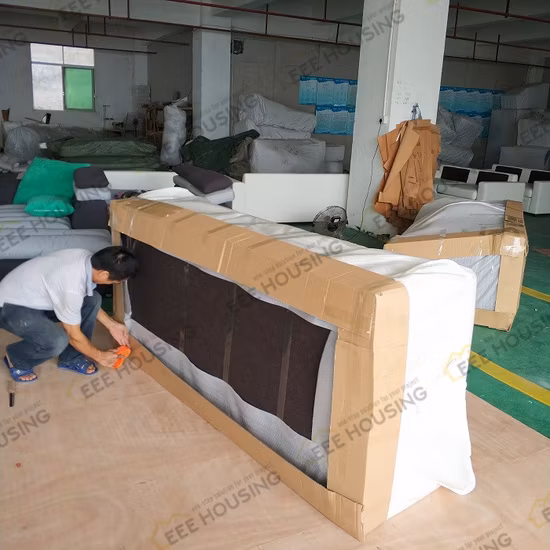 Canapé sectionnel de canapé de salon de luxe moderne d'approvisionnement d'usine de la Chine avec chaise Canapé d'angle en cuir de forme de L de salon moderne